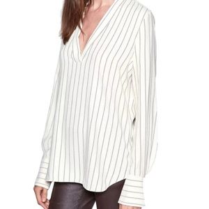 Equipment Charlina V neck blouse